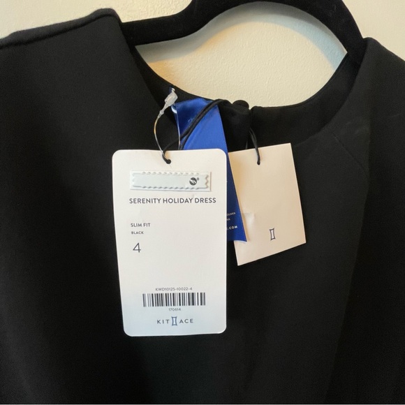 NWT Kit and Ace Serenity Holiday Dress in Black - Picture 3 of 7
